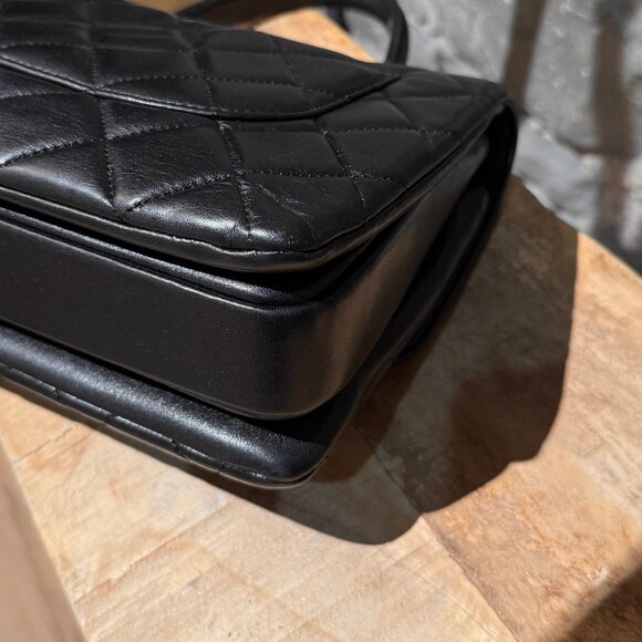 Chanel 2017 Black Medium Trendy Quilted Top Handle Shoulder Bag - Picture 11 of 16